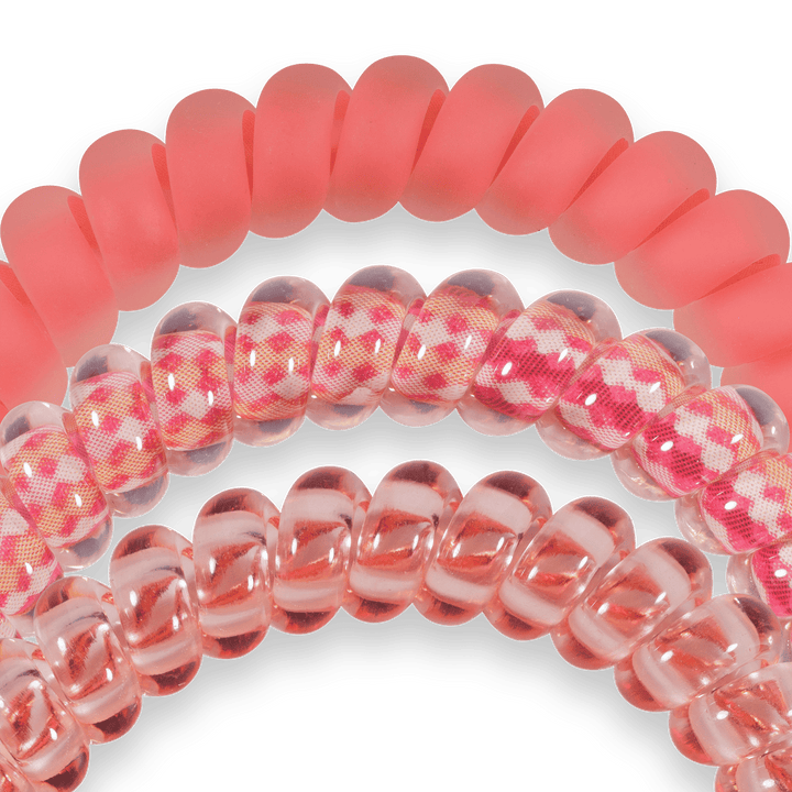 TELETIES Gifts Spiral Hair Coils | Small | Dreamsicle
