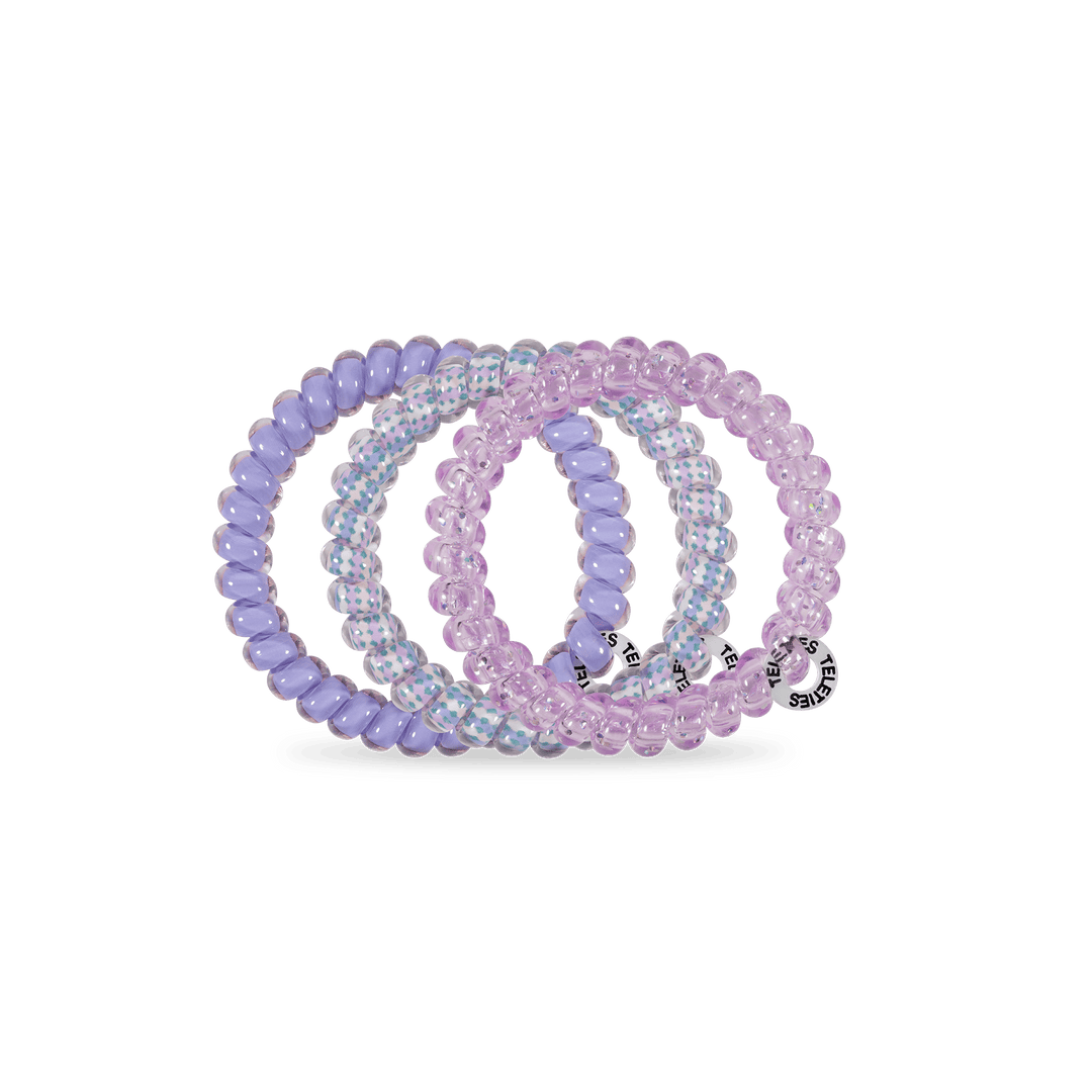 TELETIES Gifts Spiral Hair Coils | Small | Lavender Mist