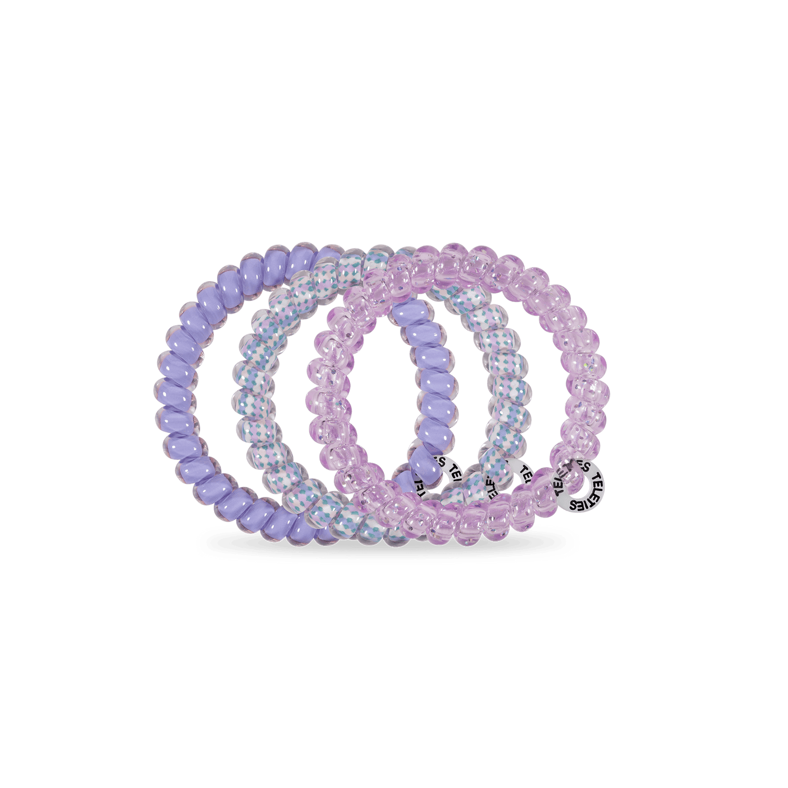 TELETIES Gifts Spiral Hair Coils | Small | Lavender Mist