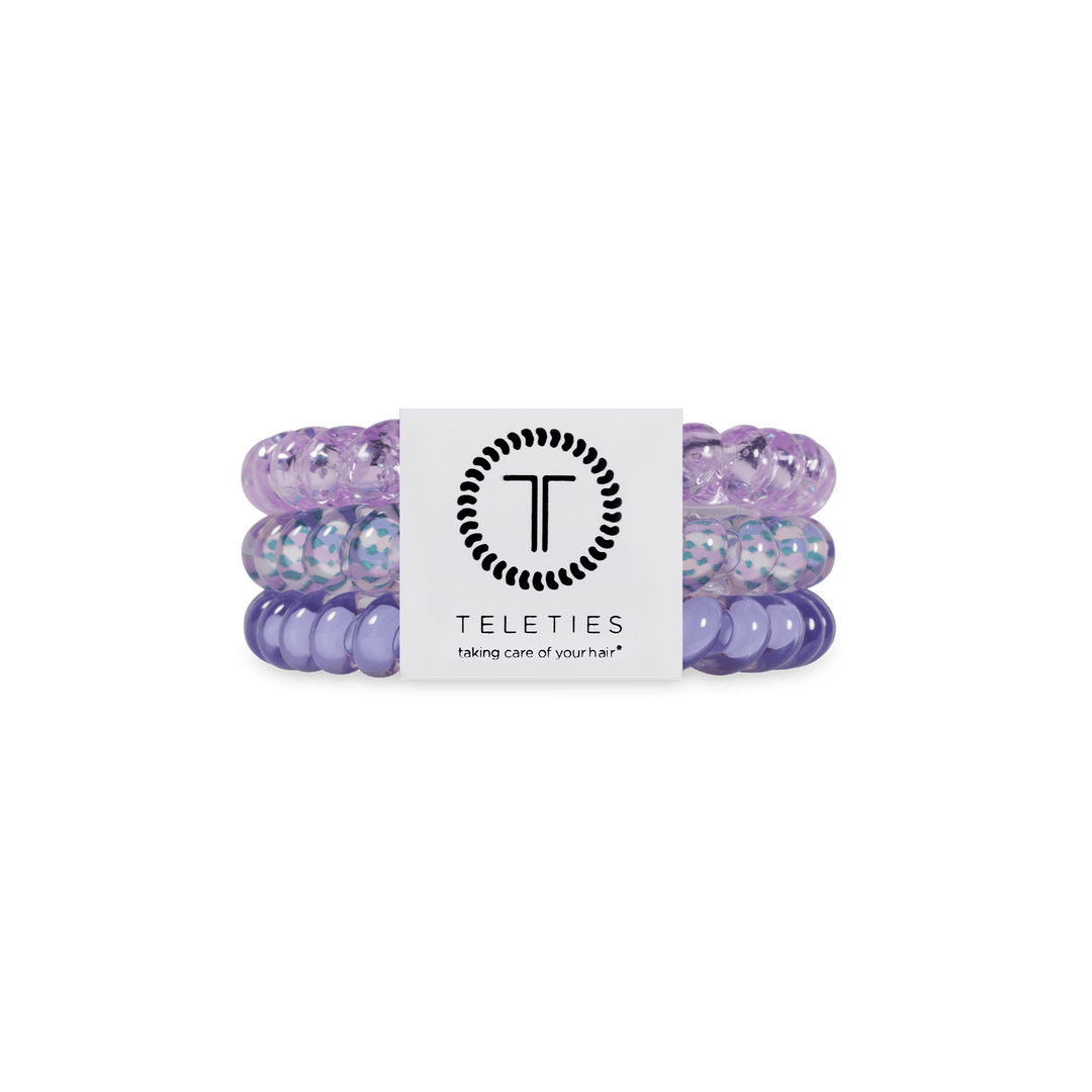 TELETIES Gifts Spiral Hair Coils | Small | Lavender Mist