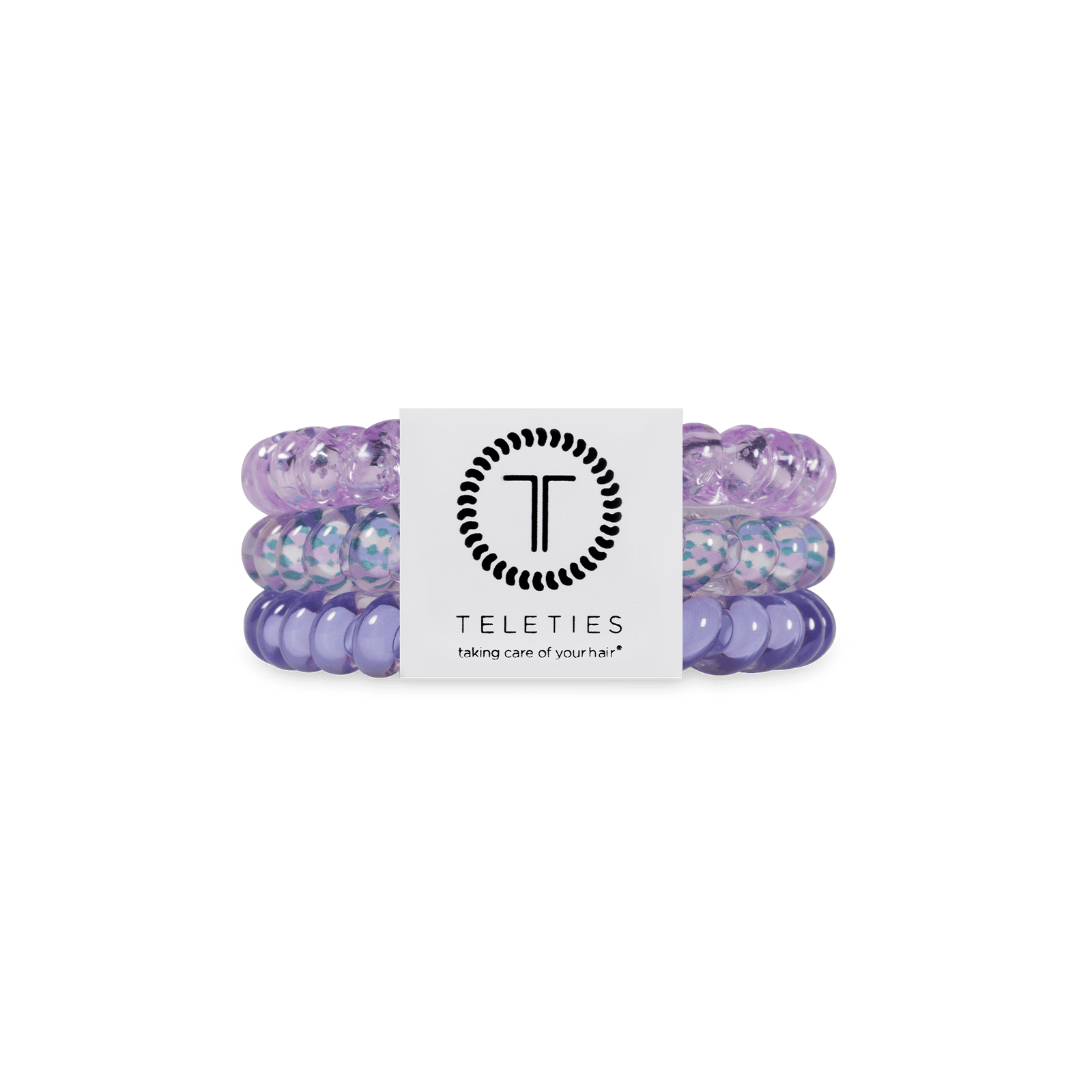 TELETIES Gifts Spiral Hair Coils | Small | Lavender Mist