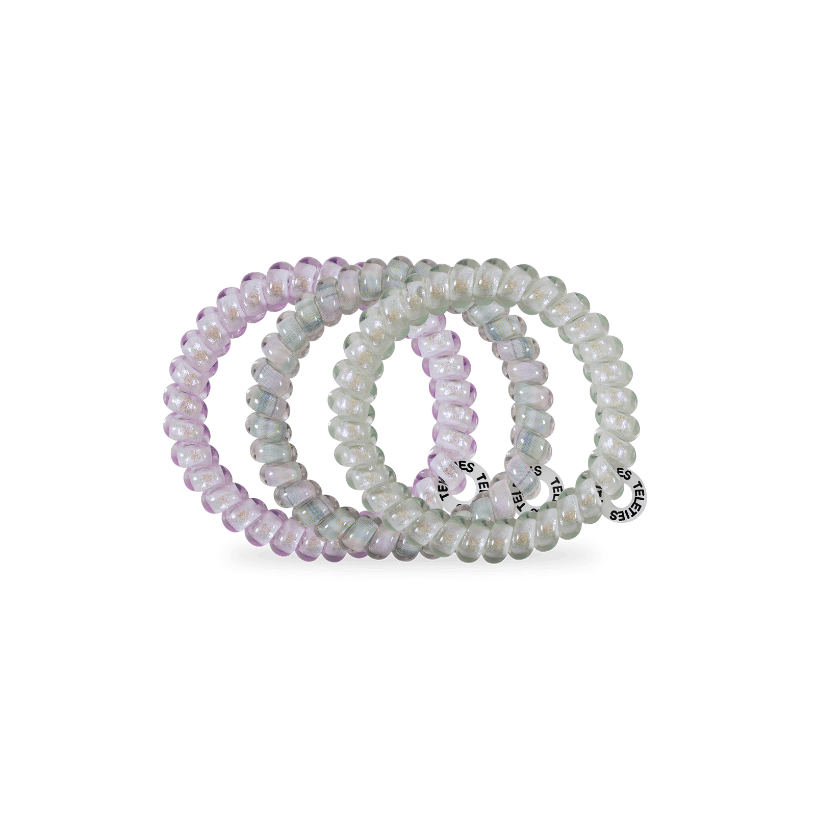 TELETIES Gifts Spiral Hair Coils | Small | Opal Glow