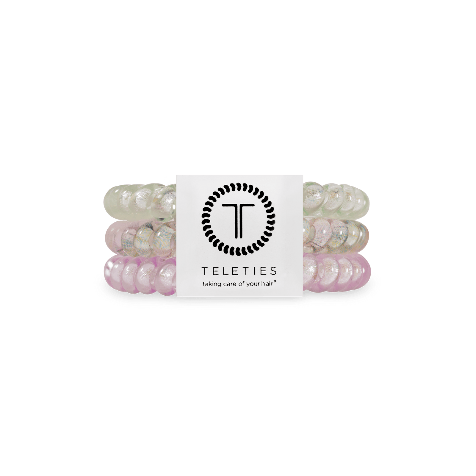 TELETIES Gifts Spiral Hair Coils | Small | Opal Glow