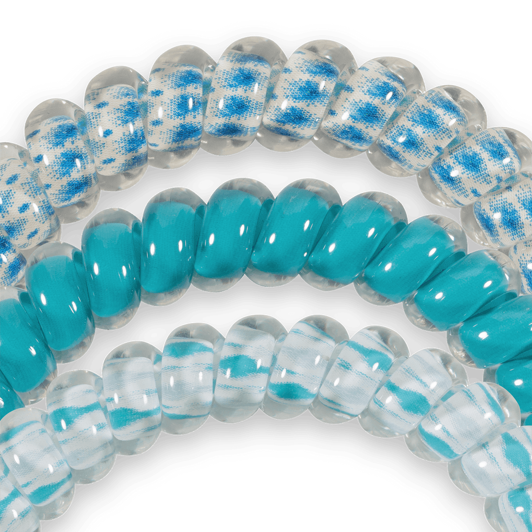 TELETIES Gifts Spiral Hair Coils | Small | Soft Surf