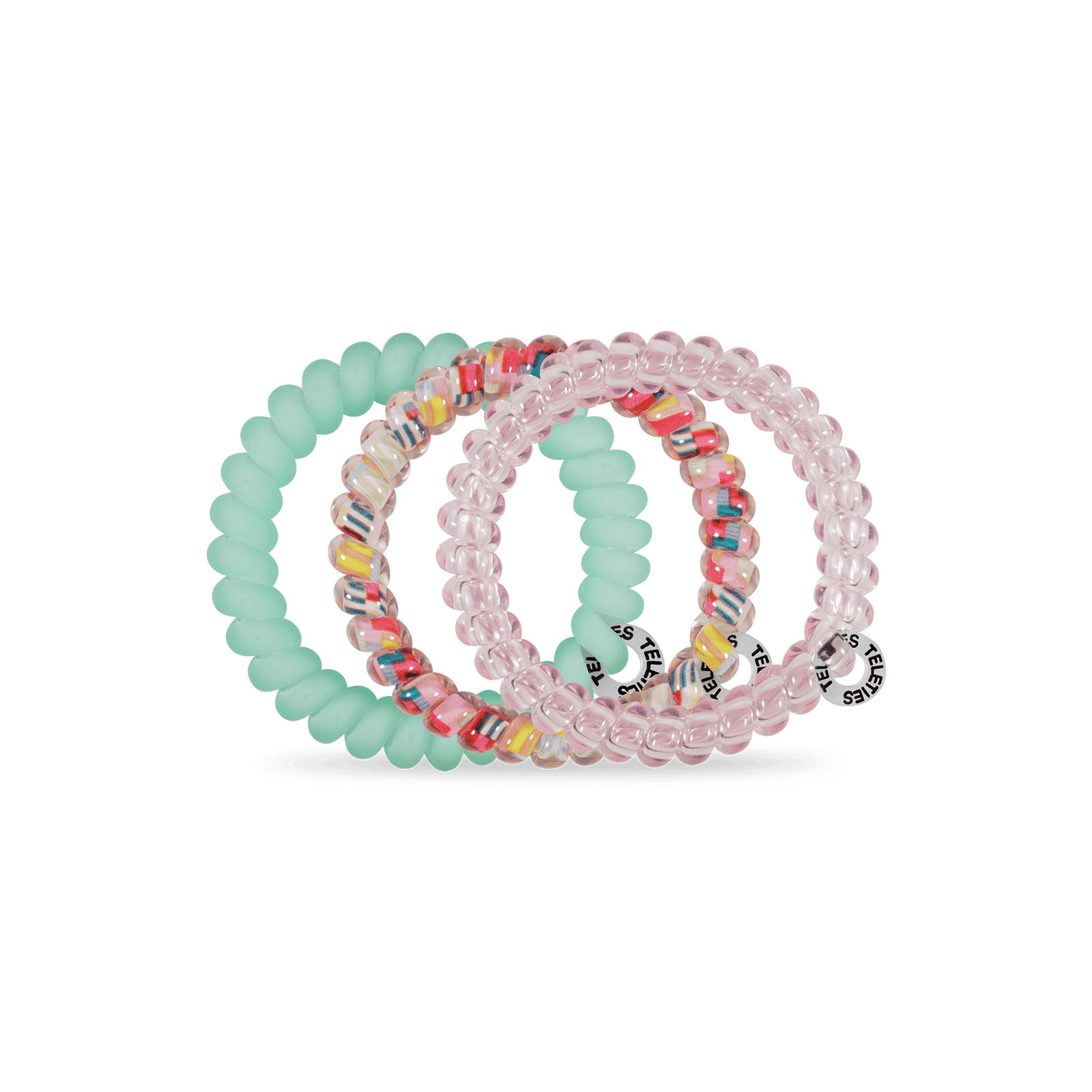 TELETIES Gifts Spiral Hair Coils | Small | Spring Splash