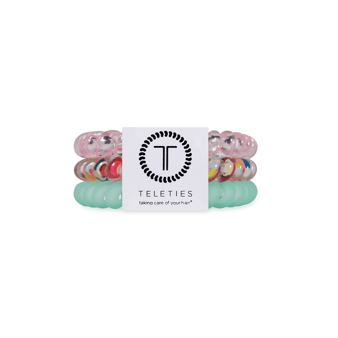 TELETIES Gifts Spiral Hair Coils | Small | Spring Splash