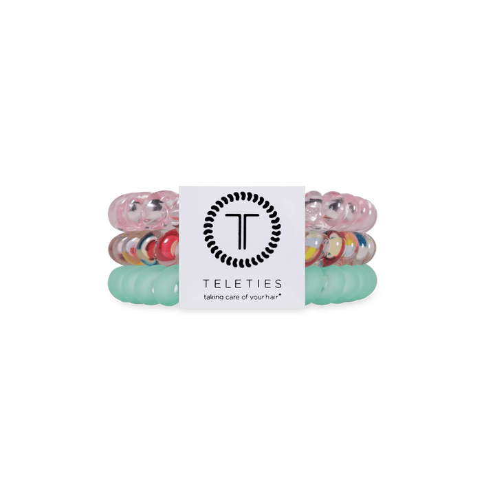 TELETIES Gifts Spiral Hair Coils | Small | Spring Splash