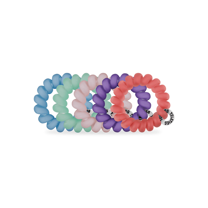 TELETIES Gifts Spiral Hair Coils | Tiny | Color Rush