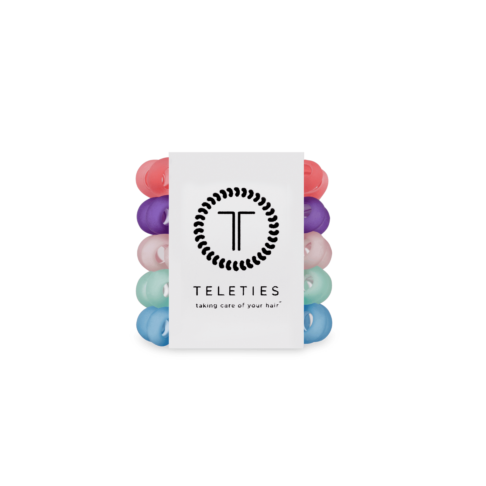 TELETIES Gifts Spiral Hair Coils | Tiny | Color Rush