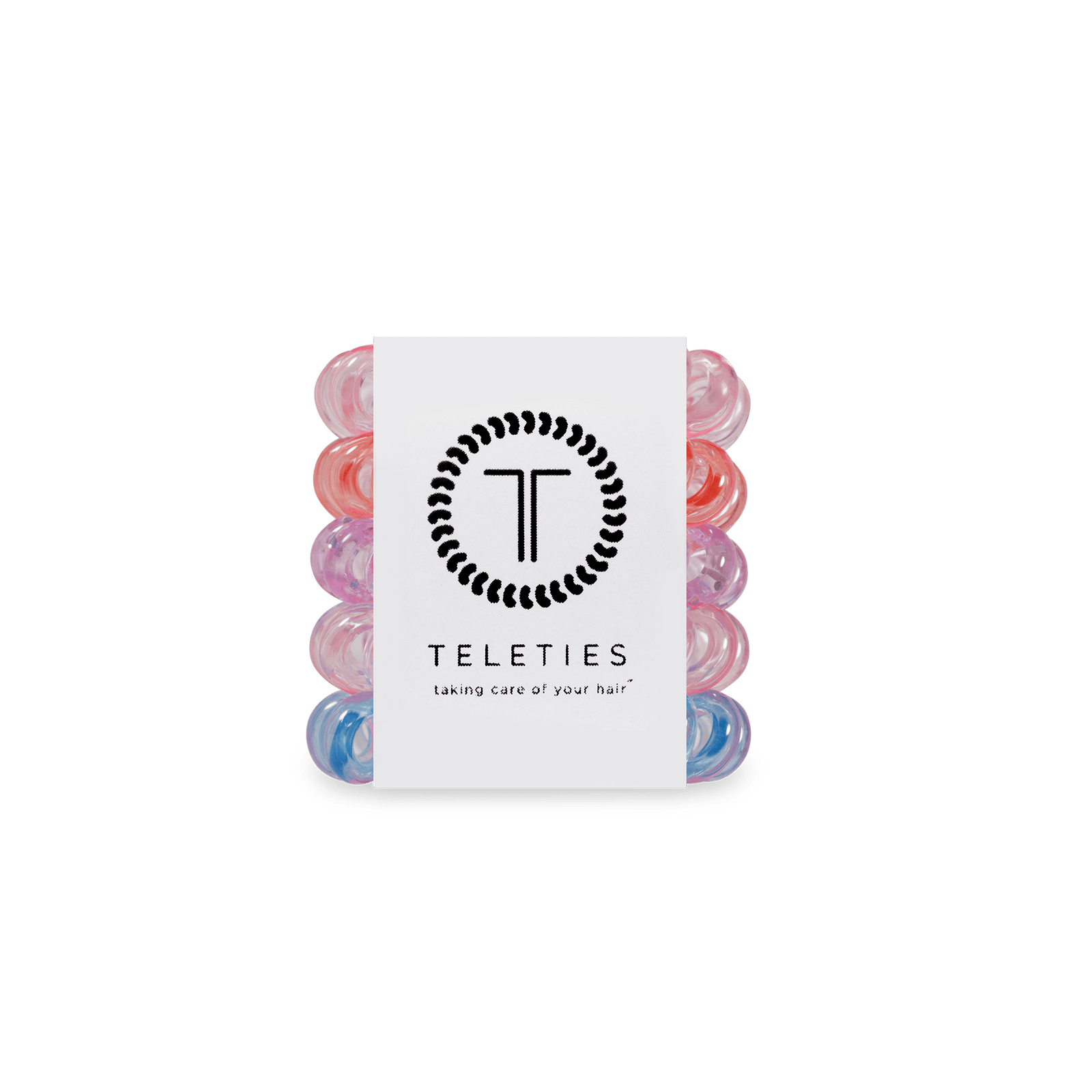 TELETIES Gifts Spiral Hair Coils | Tiny | Sea Glass