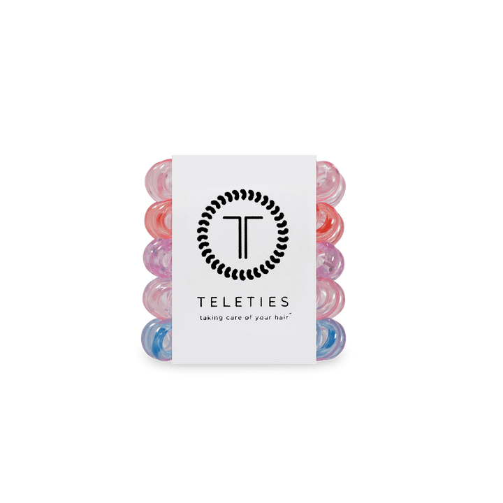 TELETIES Gifts Spiral Hair Coils | Tiny | Sea Glass