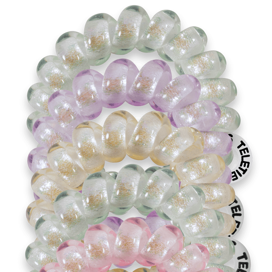 Spiral Hair Coils | Tiny | Shimmering Spring – Paper Luxe
