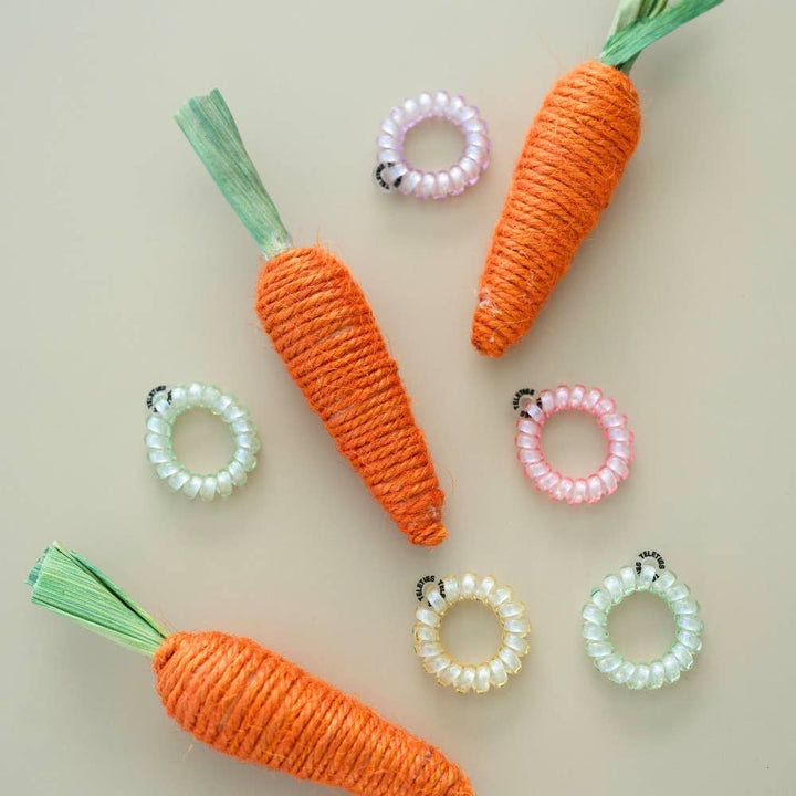 TELETIES Gifts Spiral Hair Coils | Tiny | Shimmering Spring