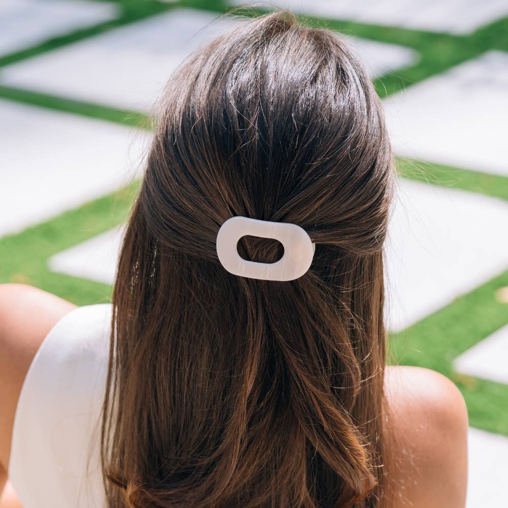 TELETIES Gifts Tiny | Flat Round Hair Clip