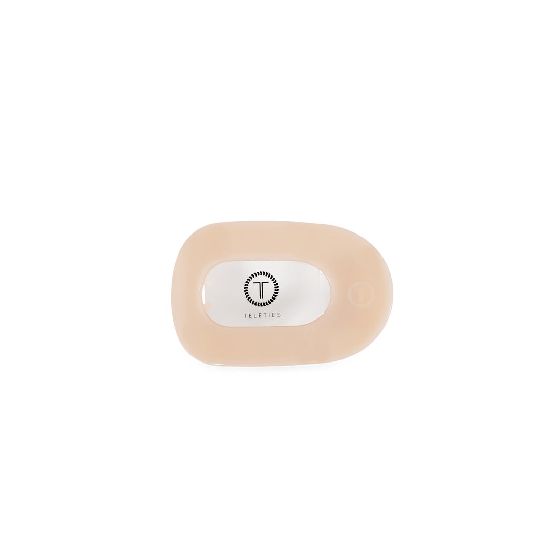 TELETIES Gifts Tiny | Flat Round Hair Clip
