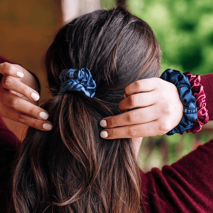TELETIES Hair Accessories Autumn Assortments Large Silk Scrunchie