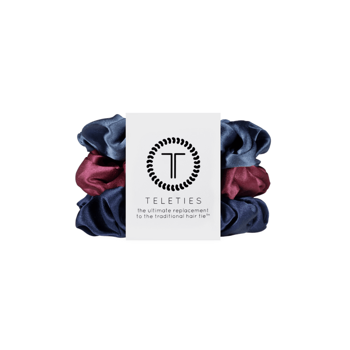 TELETIES Hair Accessories Autumn Assortments Large Silk Scrunchie
