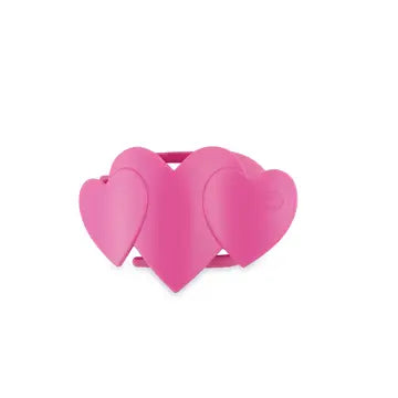 TELETIES Holiday Flat Hair Clip | Tiny | Heart to Heart