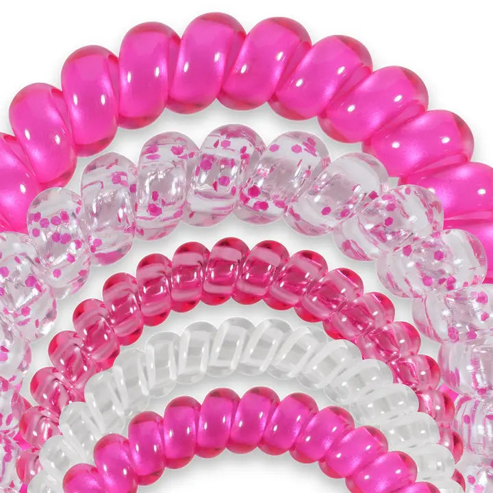 TELETIES Holiday Spiral Hair Coils | Mix Pack | Flirt Alert