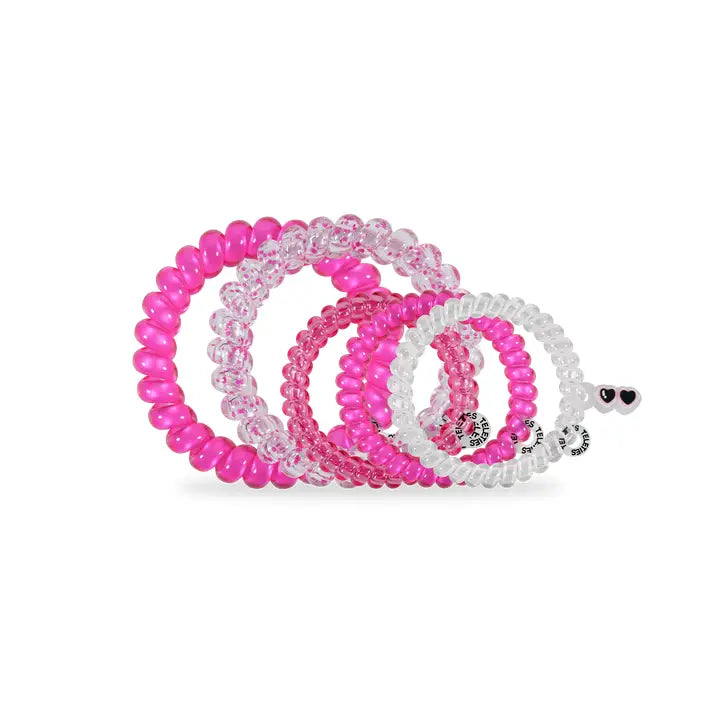 TELETIES Holiday Spiral Hair Coils | Mix Pack | Flirt Alert