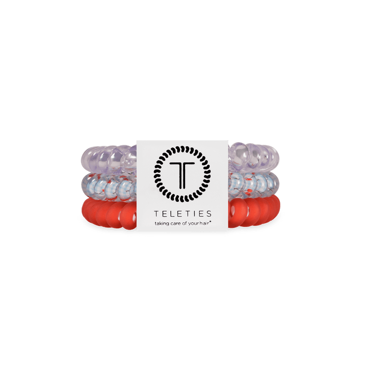 TELETIES Spiral Hair Coils | Small | Basket of Cherries