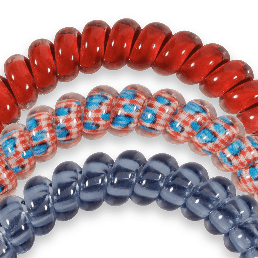 TELETIES Spiral Hair Coils | Small | Blueberry Farms