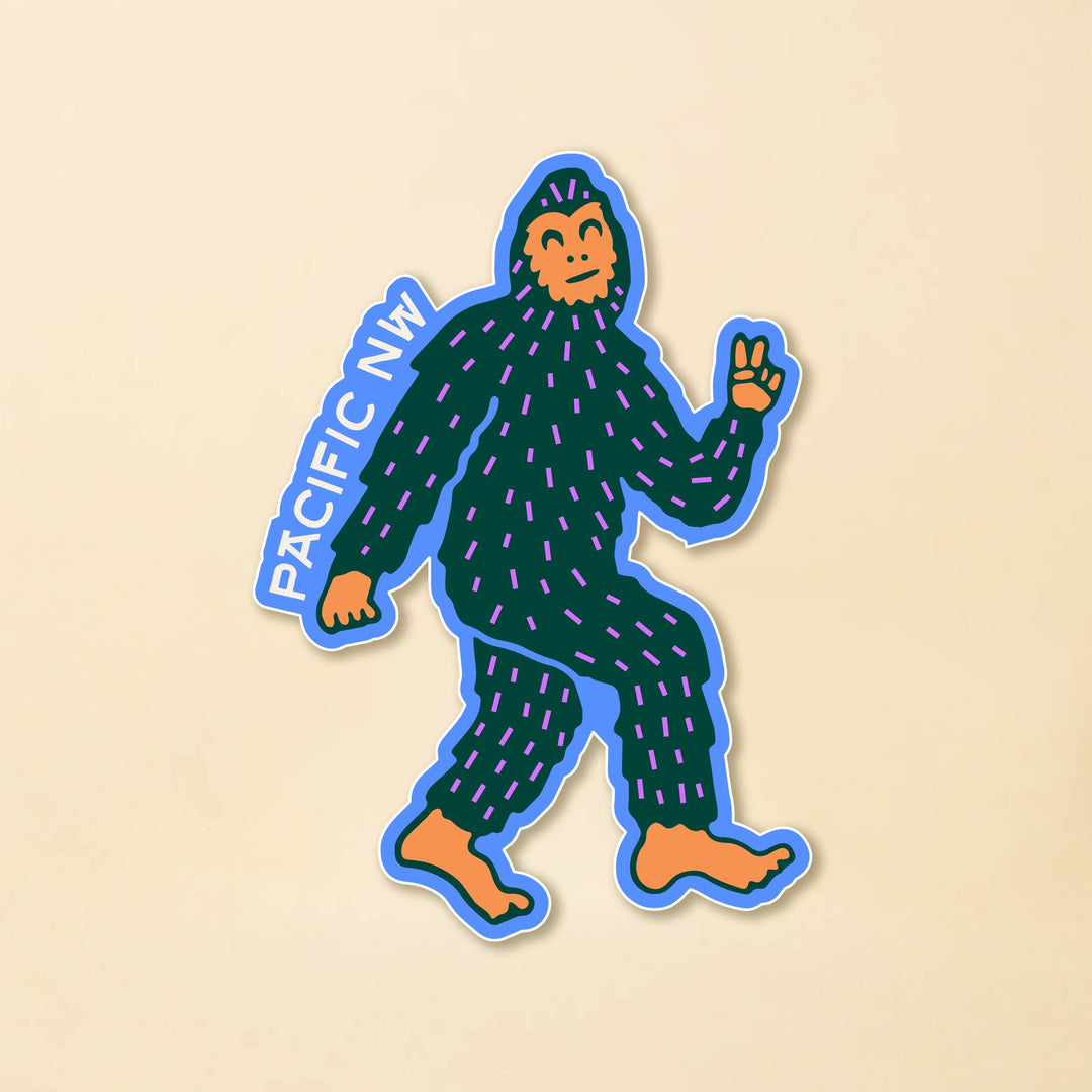 Tender Loving Empire Cards Pacific NW Bigfoot Sticker
