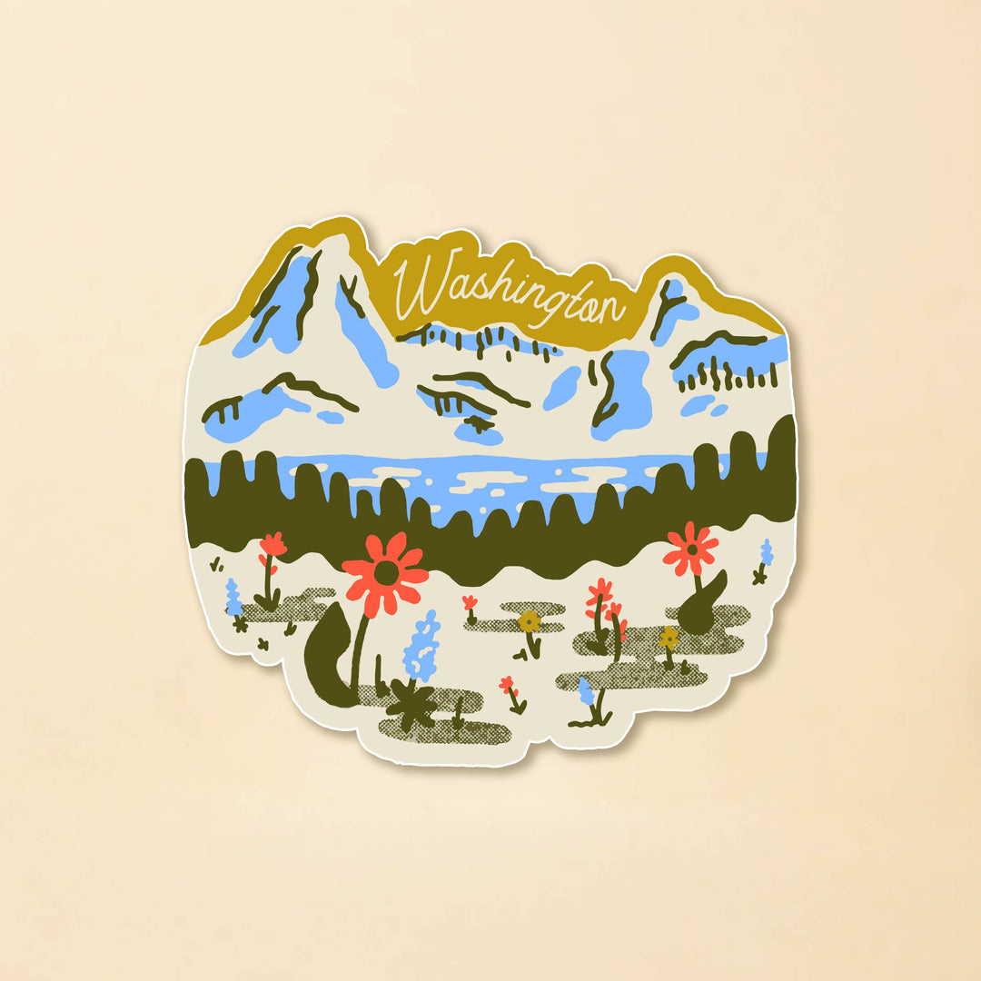 Tender Loving Empire Cards WA Mountain Meadow Sticker
