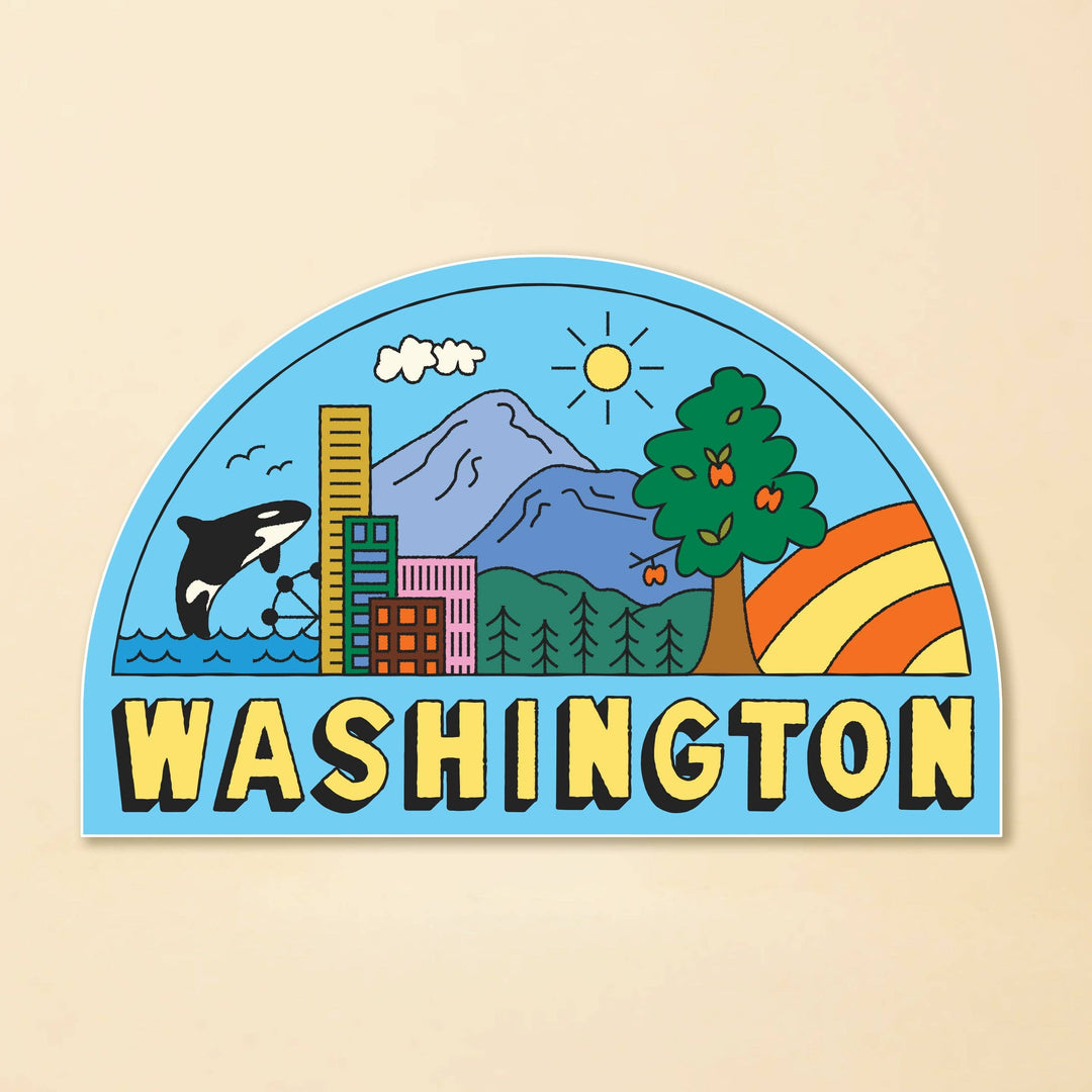 Tender Loving Empire Cards WA State Landscape Sticker