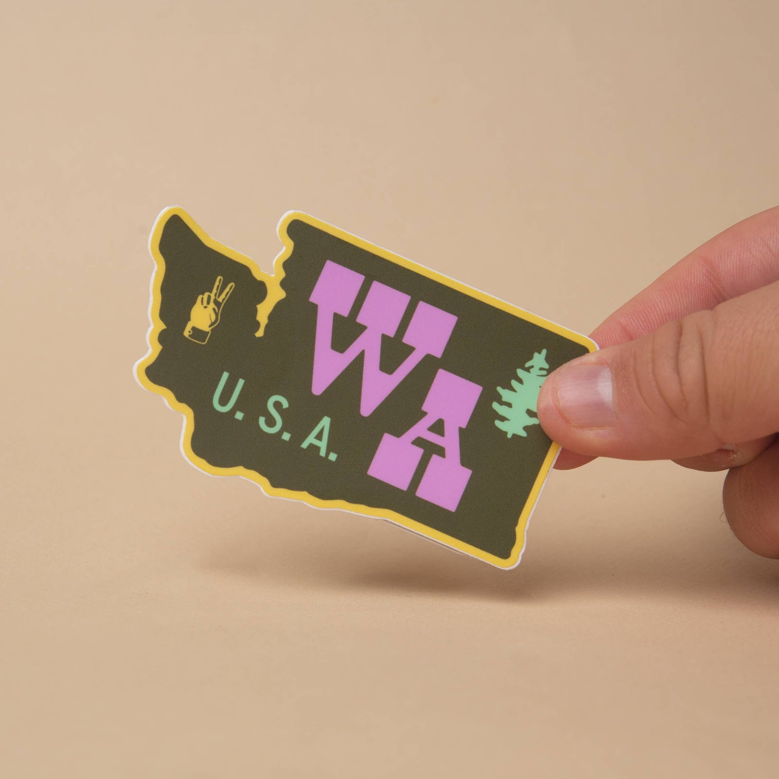 Tender Loving Empire Cards WA State Sticker