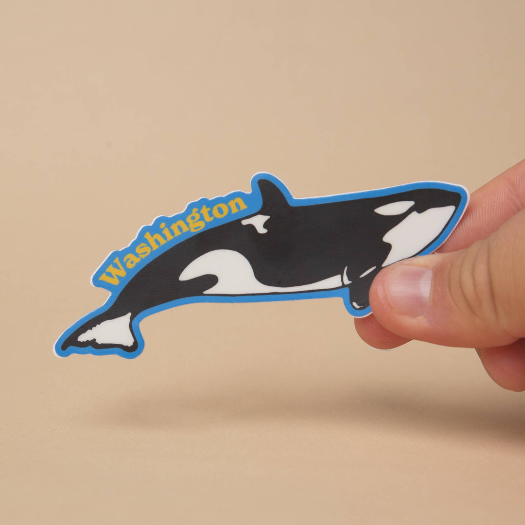 Tender Loving Empire Cards Washington Orca Sticker