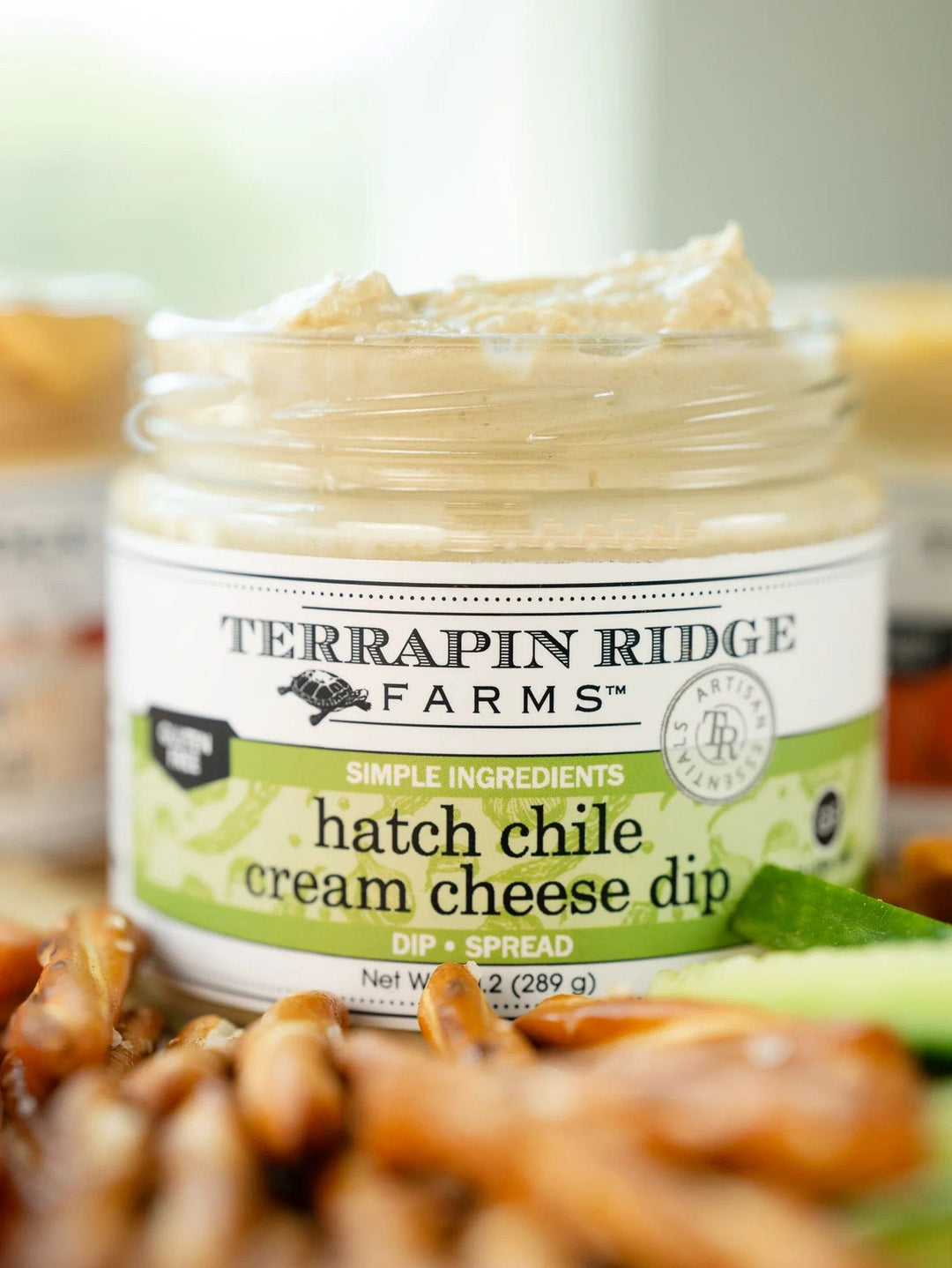 Terrapin Ridge Farms Food and Beverage Terrapin Ridge Farms - Hatch Chile Cream Cheese Dip 10.2oz