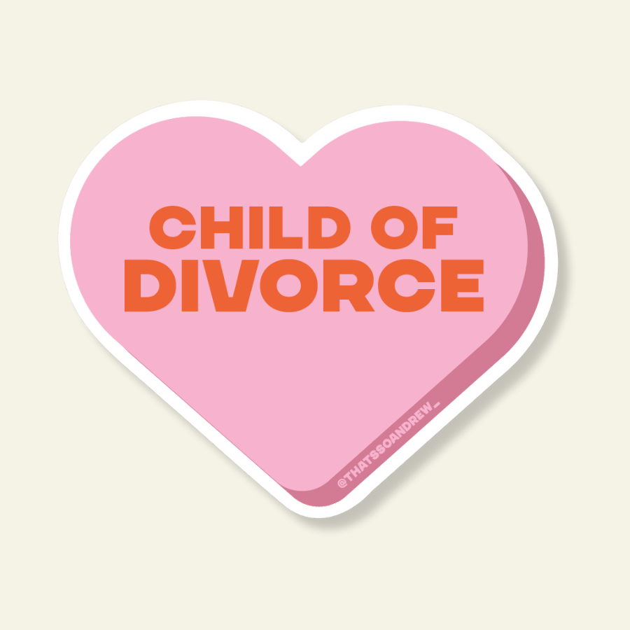 That’s So Andrew Cards Child of Divorce | Snarky Vinyl Sticker