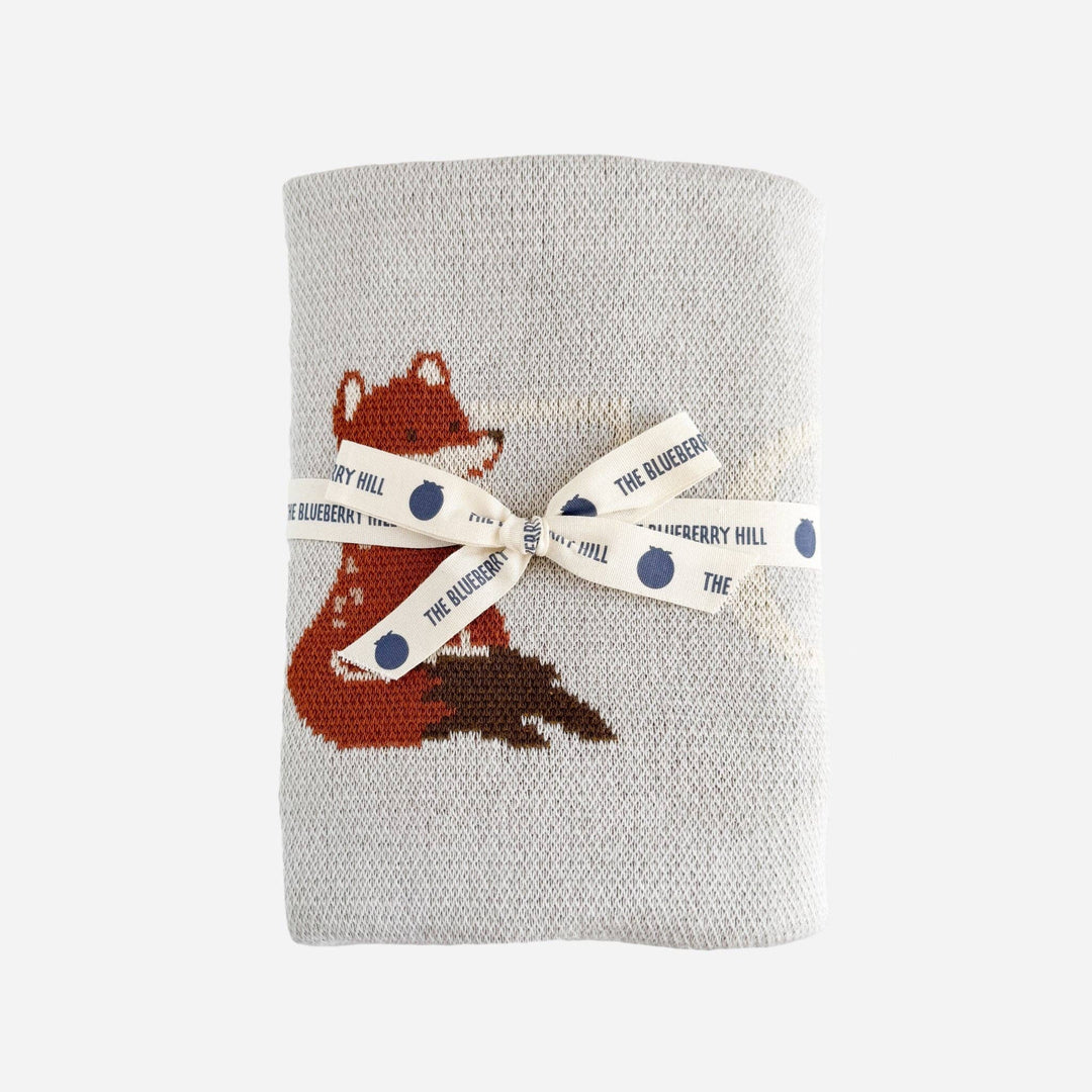 The Blueberry Hill Baby ABC Woodland Blanket Baby Organic Cotton Back to School Kid