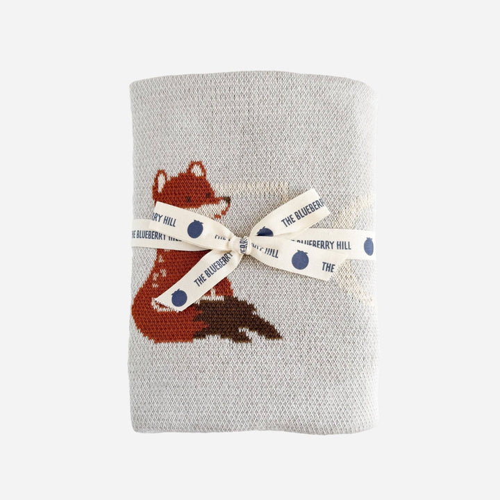The Blueberry Hill Baby ABC Woodland Blanket Baby Organic Cotton Back to School Kid