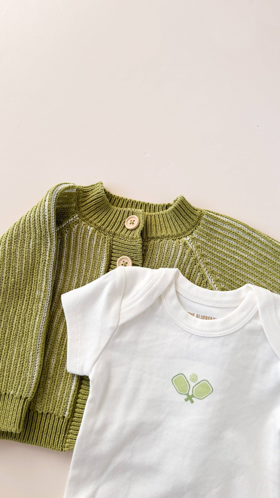 The Blueberry Hill Baby Cotton Brioche Cardigan Green Baby Kid Apparel Golf Patrick