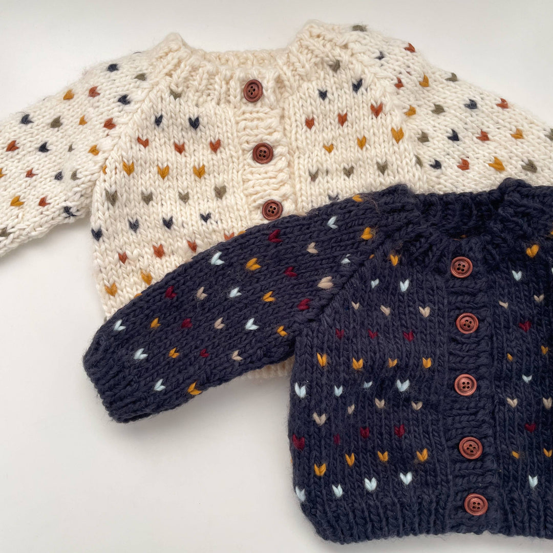 The Blueberry Hill Baby Sawyer Cardigan, Retro | Baby & Kids Sweater