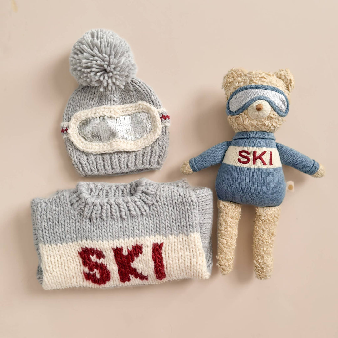 The Blueberry Hill Baby Ski Sweater, Bowie Grey Kids Baby Apparel Winter
