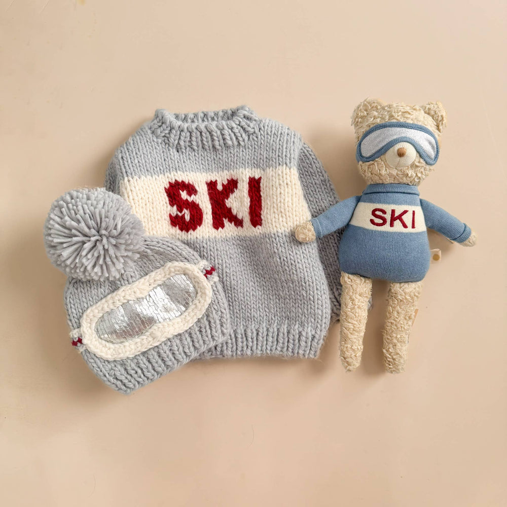 The Blueberry Hill Baby Ski Sweater, Bowie Grey Kids Baby Apparel Winter