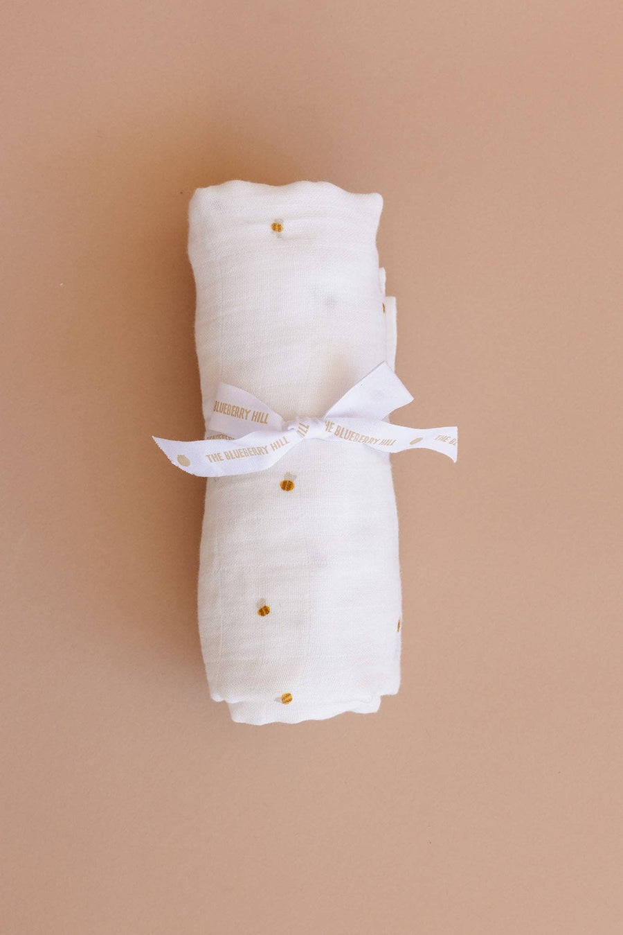 The Blueberry Hill Baby Swaddle Bee Baby Organic Muslin Blanket