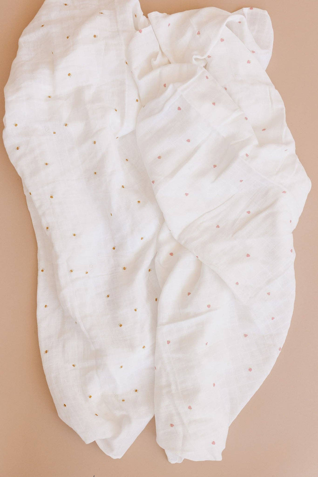 The Blueberry Hill Baby Swaddle Bee Baby Organic Muslin Blanket