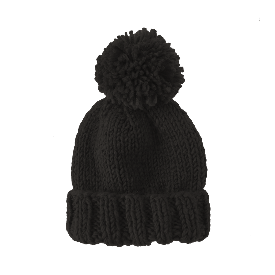 The Blueberry Hill Hat M; 2-5Y Classic Pom Hat, Black | Kids & Baby Halloween Christmas Hat