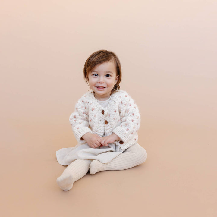 The Blueberry Hill Sweater Sawyer Cardigan, Rose | Baby & Kids Sweater Fall Valentine's