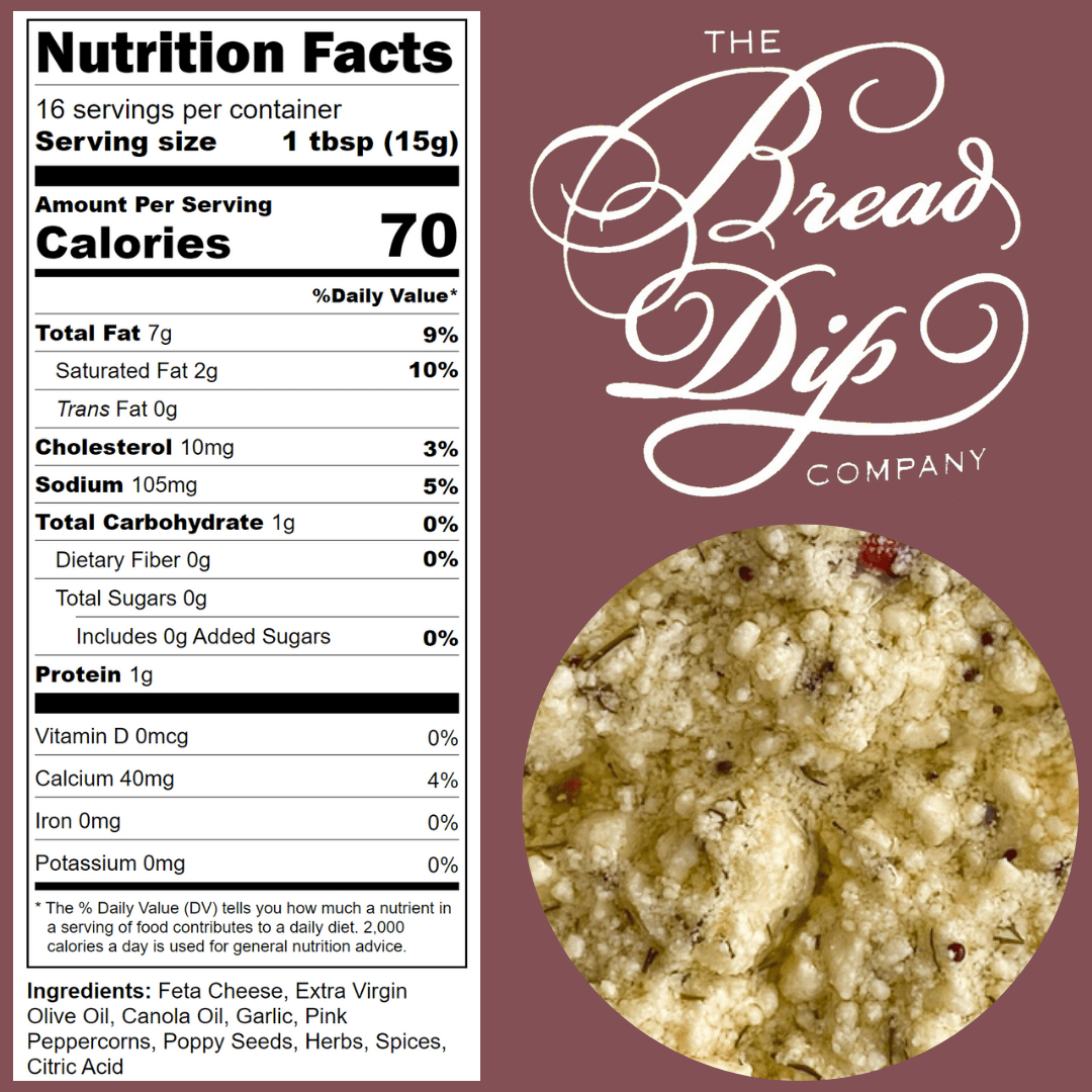 The Bread Dip Company Home Feta & Pink Peppercorn