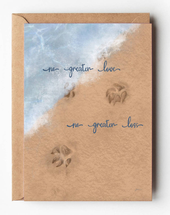 The Chrysalis Imagery Card No Greater Love Card, Sympathy & Loss & Grief