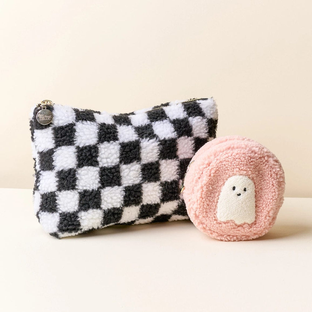 The Darling Effect Circle Teddy Pouch - Ghost