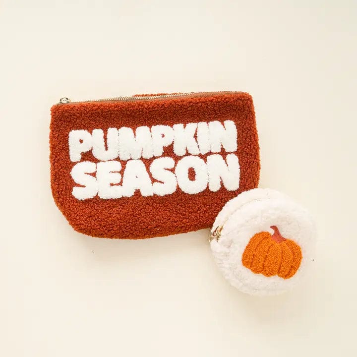 The Darling Effect Circle Teddy Pouch - Pumpkin