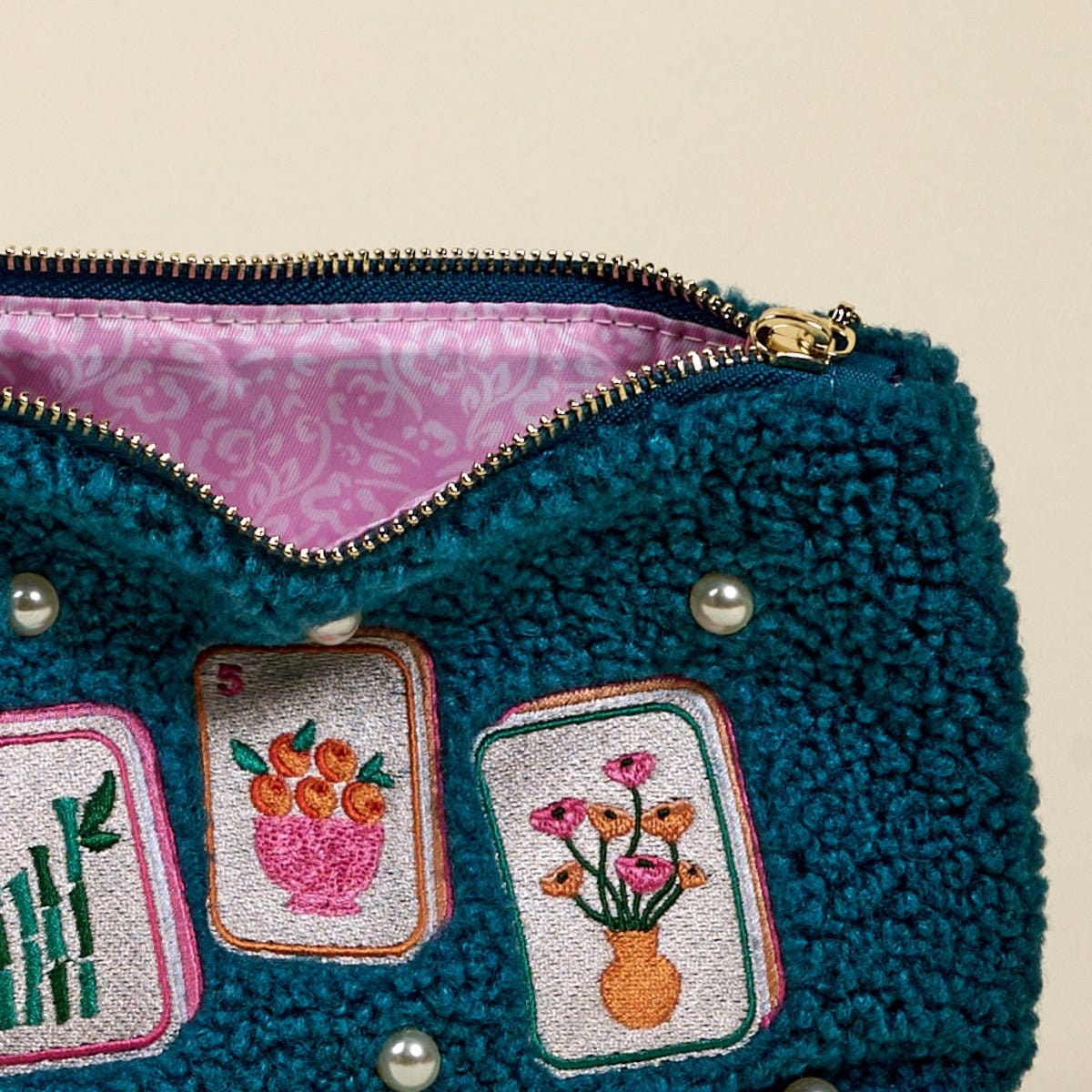 The Darling Effect Fashion Teddy Pouch - It's Mahj Time
