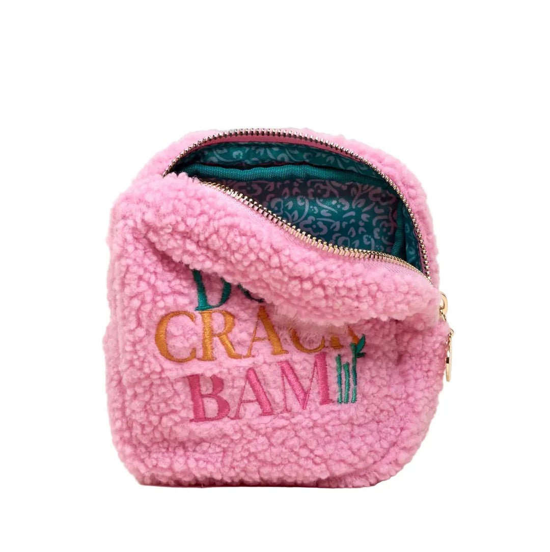 The Darling Effect Fashion Teddy Pouch - Square Dot Crack Bam