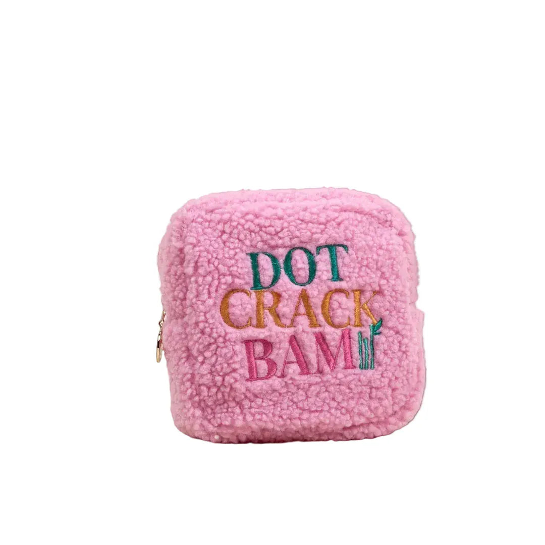 The Darling Effect Fashion Teddy Pouch - Square Dot Crack Bam